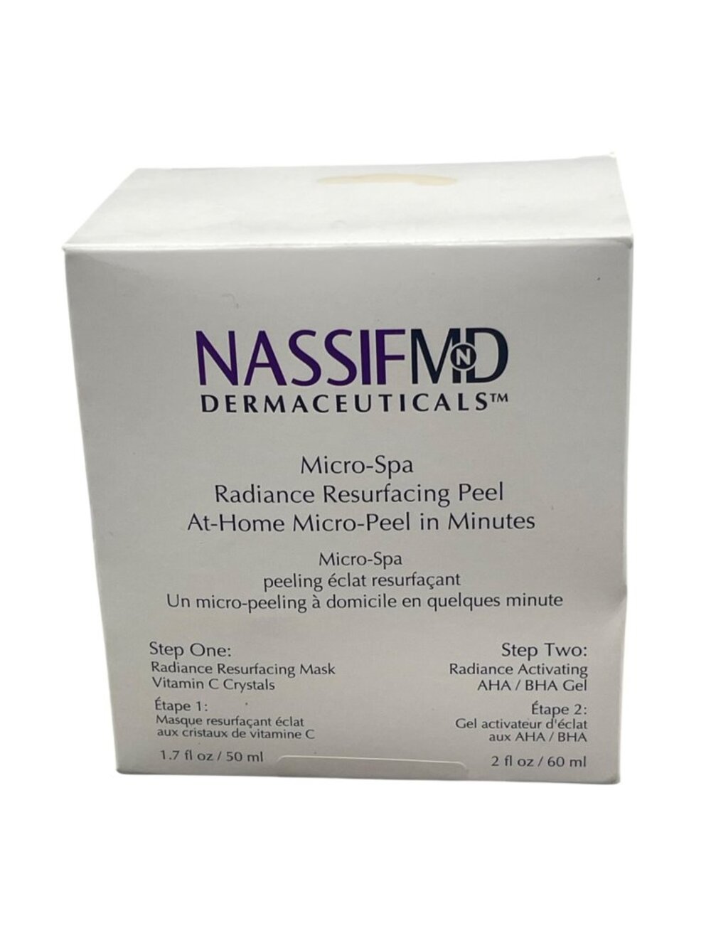Nassif MD Micro-Spa At-Home Radiance Resurfacing Peel Vitamin C & AHA/BHA Gel